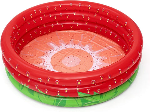 Sweet Strawberry Round Inflatable Play Pool 168x38cm