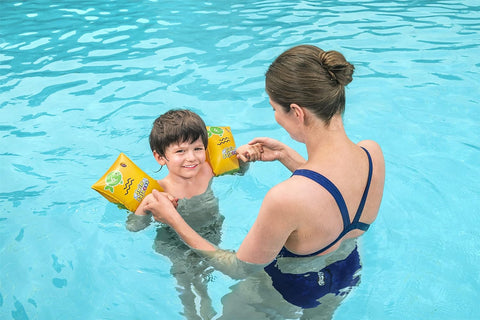 Swim Safe™ WonderSplash™ Inflatable Armbands Floaties S/M 25x15cm