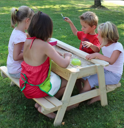 Table Pique-Nique + Bac à Sable  92x90x50cm