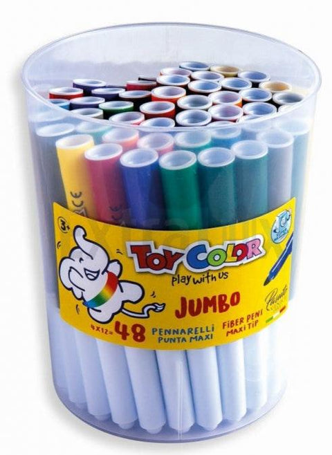 Superwashable Jumbo Fiber Pens Jar of 48