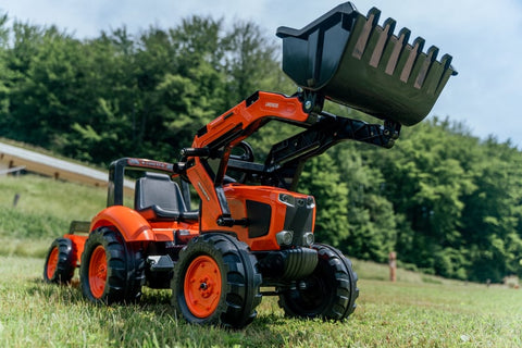 Kubota Pedal Tractor With Loader And Trailer