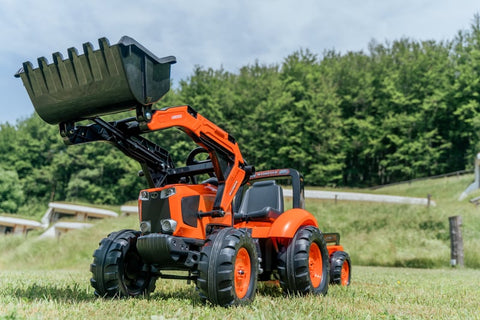 Kubota Pedal Tractor With Loader And Trailer