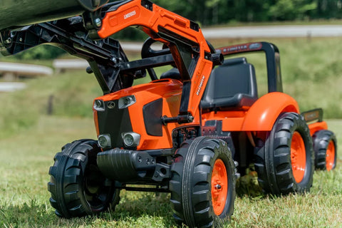 Kubota Pedal Tractor With Loader And Trailer