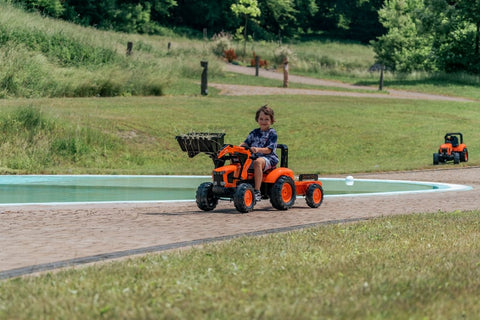 Kubota Pedal Tractor With Loader And Trailer