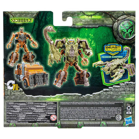 Transformers Rise of the Beasts Movie Beast Combiners Scourge 5-inch