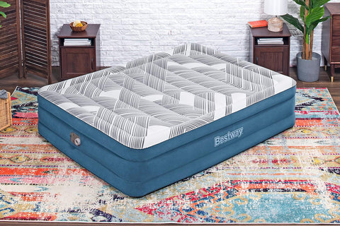 Tritech™ Fashion Flock™ Queen Airbed With Built-in AC Pump 203x152x46cm