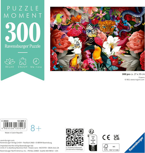 Tropical Flowers Puzzle, 300 Pieces