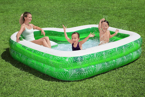 Tropical Paradise Inflatable Family Pool 231x231x51cm