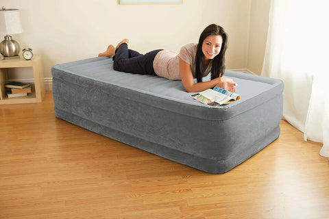 Twin Comfort Plush Elevated Airbed With Bip 191x99x46cm