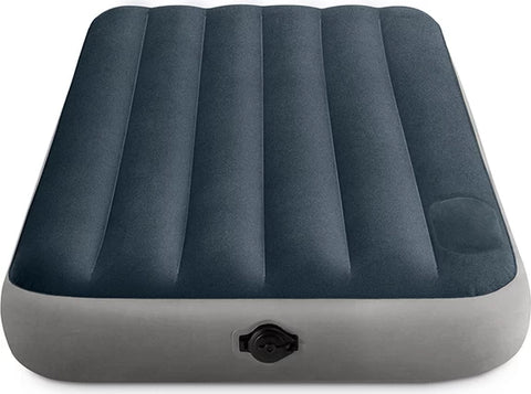 Twin Dura-Beam Single High Airbed with 2-Step Pump 191x99x25cm