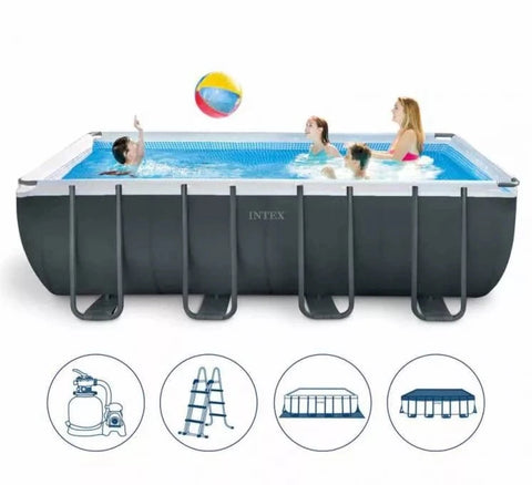 Intex - Ultra XTR Frame Above Ground Rectangular Pool 549x274x132cm