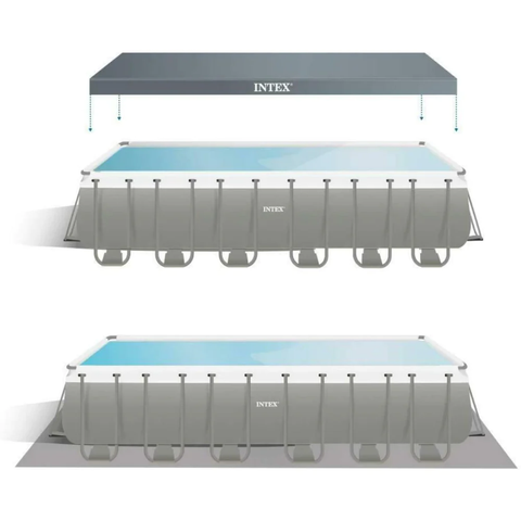 Intex - Ultra XTR Frame Above Ground Rectangular Pool Set 732x366x132cm