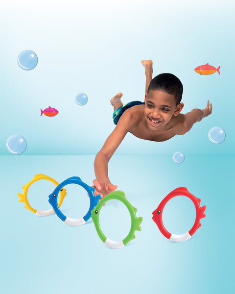 Underwater Pool Toys Fish Rings