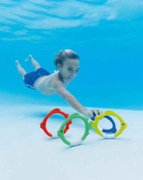 Underwater Pool Toys Fish Rings