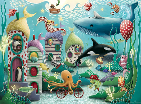 Underwater Wonders Puzzle, 100 Pieces