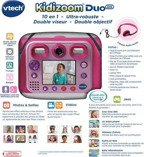 VTech KidiZoom Duo DX rose