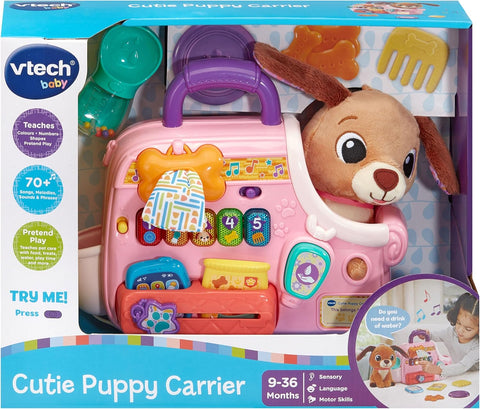 VTech Cutie Puppy Carrier Pink