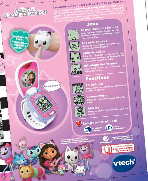VTech Gabby et la Maison Magique La Montre-Jeu Interactive De Pandy Pattes