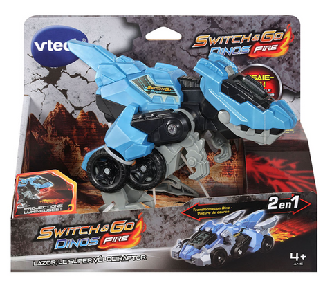 VTech Lazor Le Super Vélociraptor Fire Véhicules Interactifs