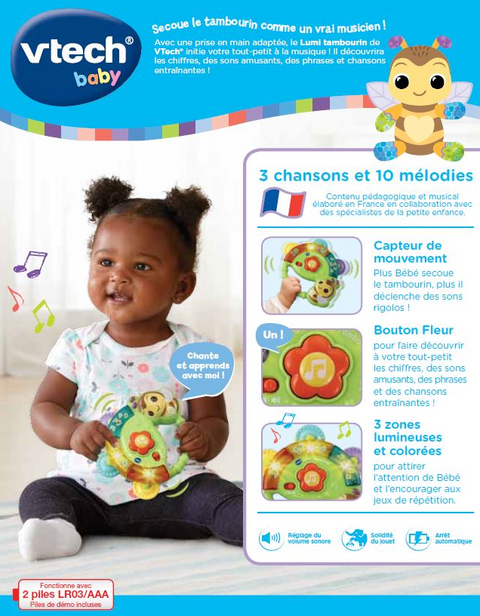 VTech Lumi Tambourin
