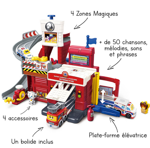 VTech Super Caserne De Pompiers Interactive - Série Pro