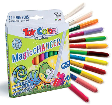 Magic Changer Fiber Pens Box of 12