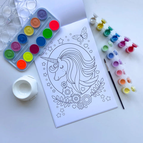 Magic Unicorn Coloring Box