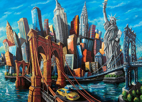 Welcome to New York Puzzle, 1000 Pieces