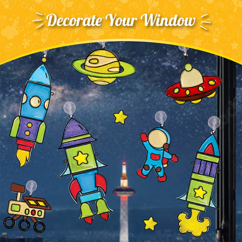 Imagimake Window Art - Rocket