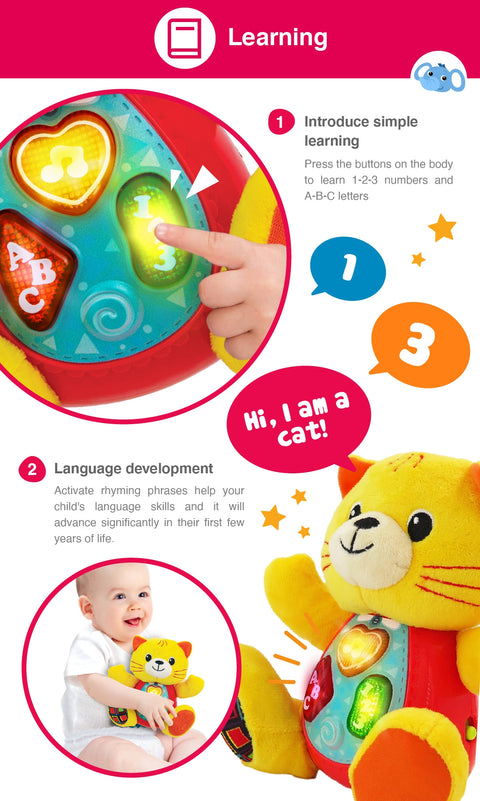 Winfun Sing 'N Learn With Me Kelsey Cat