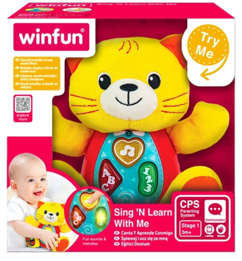 Winfun Sing 'N Learn With Me Kelsey Cat