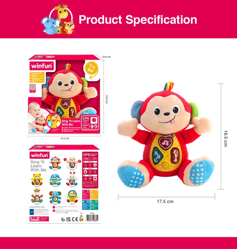 Winfun Sing 'N Learn With Me Monkey
