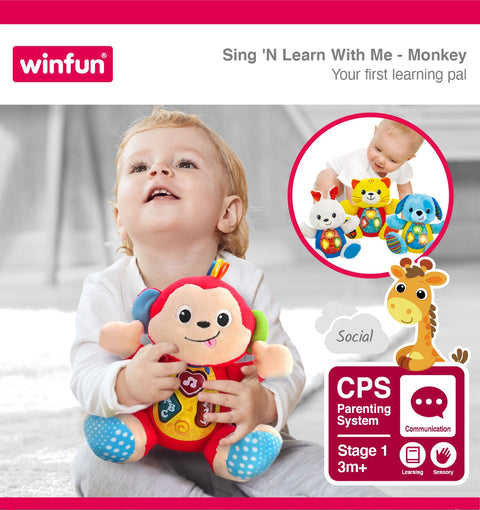 Winfun Sing 'N Learn With Me Monkey