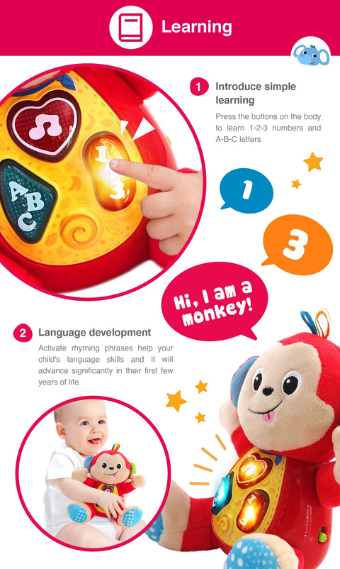 Winfun Sing 'N Learn With Me Monkey