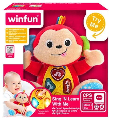 Winfun Sing 'N Learn With Me Monkey
