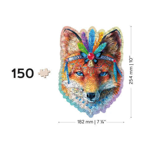 Wooden Puzzle: The Mystic Fox 150pcs