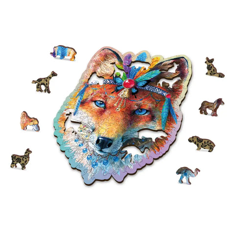 Wooden Puzzle: The Mystic Fox 150pcs