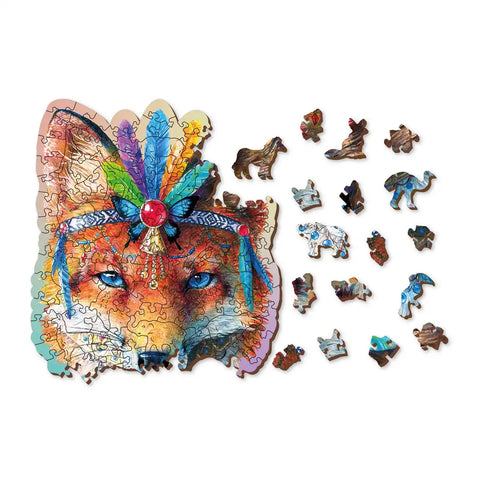 Wooden Puzzle: The Mystic Fox 150pcs