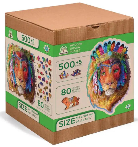 Wooden Puzzle: The Mystic Lion 505pcs