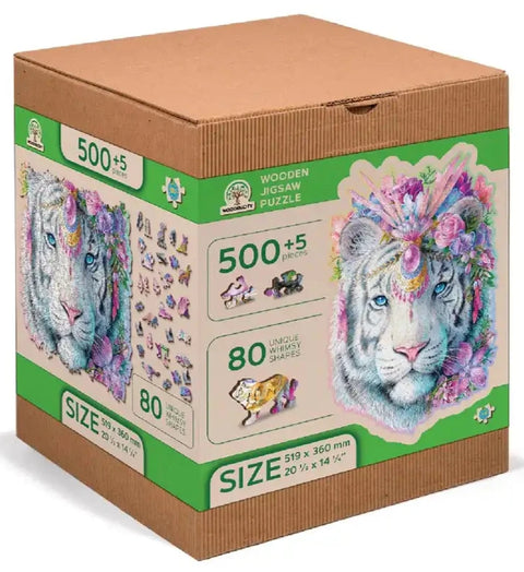 Wooden Puzzle: The Mystic Tiger 505pcs