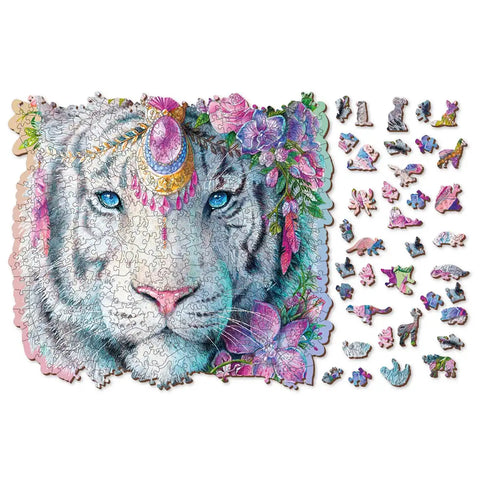 Wooden Puzzle: The Mystic Tiger 505pcs