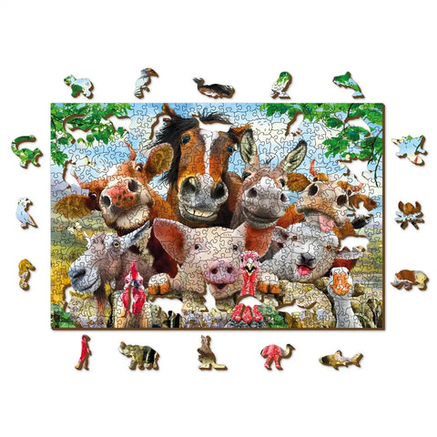 Wooden Puzzle: Farm Life 505pcs