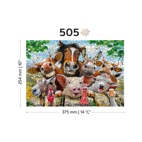 Wooden Puzzle: Farm Life 505pcs