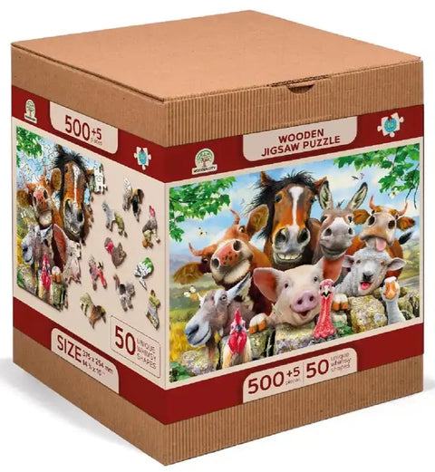 Wooden Puzzle: Farm Life 505pcs