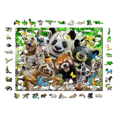 Wooden Puzzle: Bear Paradise 1010pcs