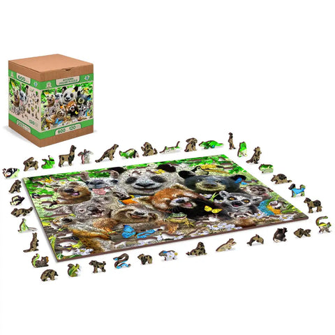 Wooden Puzzle: Bear Paradise 1010pcs