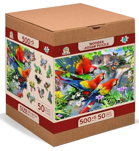 Wooden Puzzle: Parrot Island 505pcs