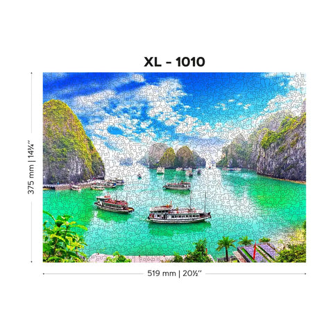 Wooden Puzzle: Halong Bay, Vietnam 1010pcs