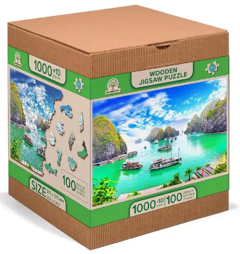 Wooden Puzzle: Halong Bay, Vietnam 1010pcs