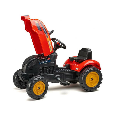 X-Tractor Pedal Tractor Red With Trailer